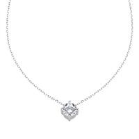 Collana Amen Donna SOLITARIO in Argento Zircone CLSO60BB - CLSO60BB